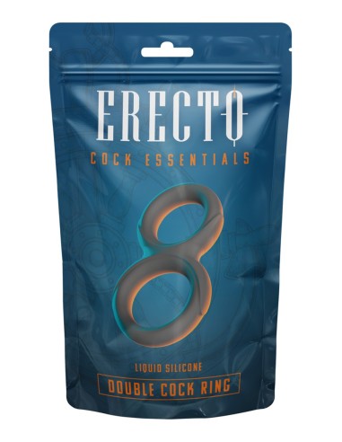 Double Cock Ring liquid silicone - Erecto